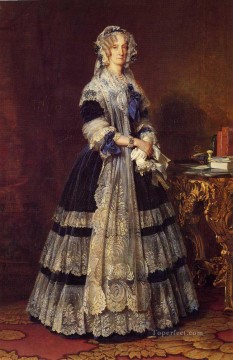 Queen Marie Amelie royalty portrait Franz Xaver Winterhalter Oil Paintings